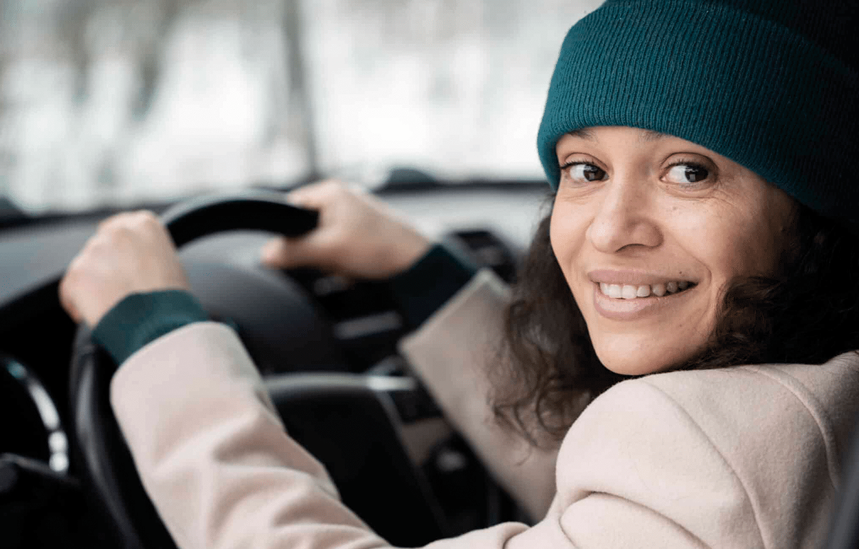 Femme au volant