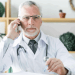 docteur au téléphone